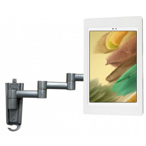 Supporto da parete flessibile 345 mm Fino per Samsung Galaxy Tab E 9.6 - bianco 