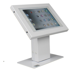 Soporte de mesa para tablets Chiosco Securo XL para tablets de 13-16 pulgadas - blanco