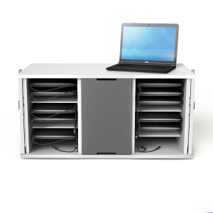 Opladeskab til Chromebooks Zioxi C-CB-8+8 til 16 Chromebooks op til 14 tommer - digital kodelås