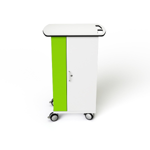 iPad charging trolley with Zioxi onView web management for 16 tablets up to 11 inches – key lock