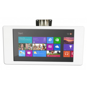 Tablet Wandhalterung Fino für Microsoft Surface Pro 12.3 - weiß/Edelstahl 
