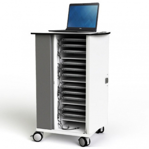 Chromebook charging trolley Zioxi CHRGT-CB-16-R for 16 Chromebooks up to 14 inch - RFID lock