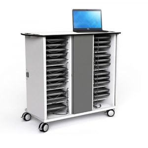 Chromebook charging trolley Zioxi CHRGT-CB-32-R for 32 Chromebooks up to 14 inch - RFID lock