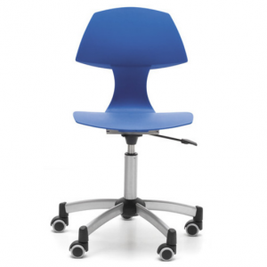 T-Chair Senior sedia da aula regolabile in altezza con rotelle