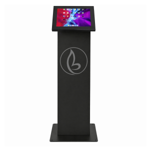 Golvstativ med display Securo XL för 13-16 tums surfplattor - svart