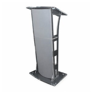 Acrylic conference lectern Thoros - satinized