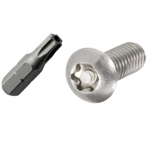 Safety bolt with bit