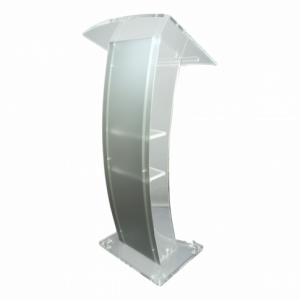 Acrylic lectern Vigelis - clear