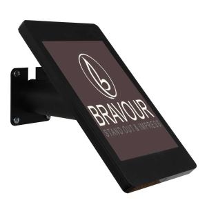 Tablet Wandhalter Fino S für Tablets zwischen 7 und 8 Zoll - schwarz 