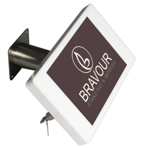 Soporte de pared Fino Lenovo Tab M10 FHD Plus 10,3 pulgadas - acero inoxidable/blanco