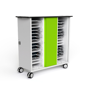 Tablet USB-C oplaad trolley Zioxi CHRGTUC-TB-32-C voor 32 tablets tot 10.5 inch - Digitaal codeslot