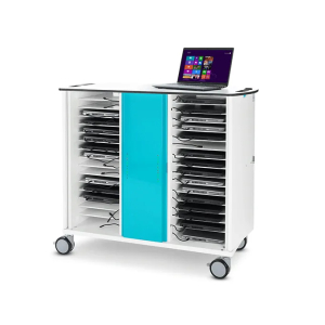 Zioxi onView Netwerk oplaadkar voor 32 laptops - inclusief USB-C kabels - sleutelslot