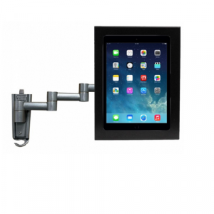 Flexibler Tablet Wandhalterung 345 mm Securo M für 9-11 Zoll Tablets - schwarz