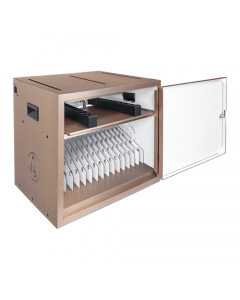 BRVD12 Charging cabinet for 12 mobile devices up to 17 inches - bronze - power strip