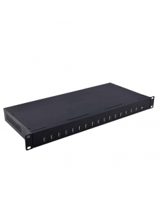 Bravour 16 poort 1U rack monteerbare USB-hub oplader og synkroniserer