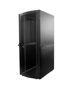 Premium 19 inch serverkast MHT273 met geperforeerde deur - 42U - 1000 (D) x 800 (W) x 2033 (H) - flatpack - zwart