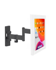Supporto da parete flessibile per tablet 265 mm Securo S per tablet da 7-8 pollici - bianco