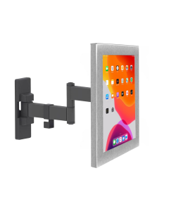Supporto a parete flessibile per tablet 265 mm Securo S per tablet da 7-8 pollici - acciaio inox