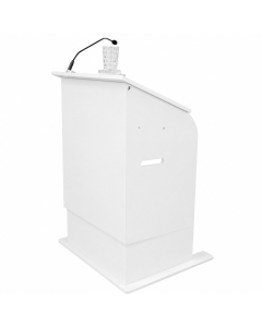 EQUAL wheelchair-accessible lectern - white