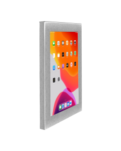 Tablet wall holder flat to wall Securo XL for 13-16 inch tablets - stainless steel