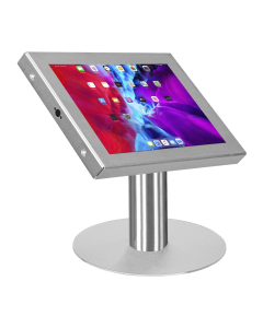 Tablet desk stand Securo XL for 13-16 inch tablets - stainless steel