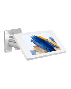 Tablet wall holder Fino for Samsung Galaxy Tab A9 8.7 inch 2023 - stainless steel/white