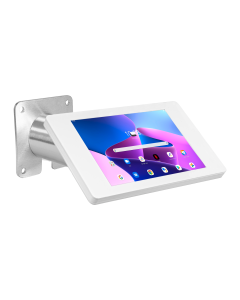 Supporto da parete Fino per tablet Microsoft Surface Pro 8 / 9 / 10 - bianco / acciaio inox