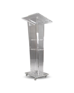 Acrylic lectern Garnet - clear