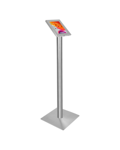 Tablet floor stand Securo S for 7-8 inch tablets - stainless steel