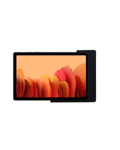 Domo Slide tablet wandhouder vlak met laadfunctionaliteit voor de tablet Samsung Galaxy A7 10.4 inch - Zwart