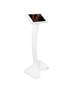 Soporte de suelo para tablet Fino Curved LED Samsung Galaxy Tab A9+ 11 pulgadas 2023 - blanco