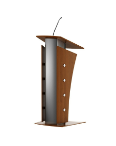 Metal/wood lectern Armagosa - cherry colour 