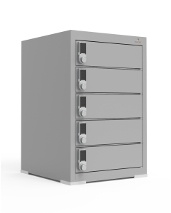 Desktop charging locker BR5DESK for 5 devices - digital code lock