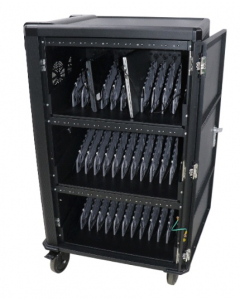 Wózek ładujący USB-C BRVC36 z kablami ładującymi dla 36 urządzeń mobilnych do 15 cali