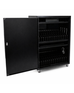 Carro de carga BRVD32 para 32 dispositivos móviles de hasta 17 pulgadas - negro - regleta eléctrica