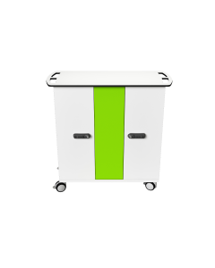 Zioxi charging cart CHRGTUC-PT-32-R# for 32 iPads & Apple Pencils - USB-C cables included - RFID lock