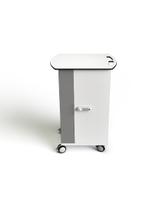 Zioxi Wózek ładujący USB-C dla 16 Chromebooków i urządzeń mobilnych do 14 cali - cyfrowy zamek szyfrowy