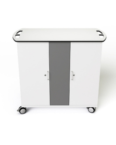 Chromebook USB-C charging trolley with cables Zioxi CHRGTUC-CB-32# for 32Chromebooks up to 14 inches - key lock