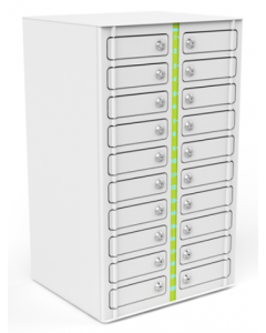 Zioxi Volt USB-C wall charging locker VSP1-20W-UC-K-G for 20 smartphones up to 7 inches - key lock