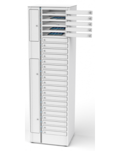 Zioxi Volt USB-C charging locker VTB1-24S-UC-C-G for 24 iPads and tablets up to 14 inches - digital code lock