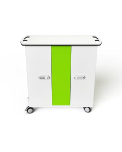 Carro de carga USB-C Zioxi CHRGTUC-TB-40-C para 40 tabletas de hasta 10,5 pulgadas - cerradura con código digital