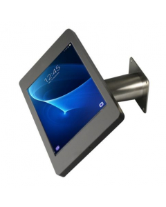 Supporto da parete Fino per Samsung Galaxy Tab A9+ 11 pollici 2023 - acciaio inox/nero