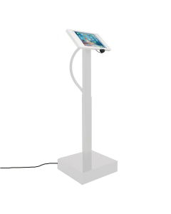 Soporte de suelo para iPad ajustable electrónicamente Suegiu para iPad Pro 12.9 (1ª / 2ª generación) - blanco 
