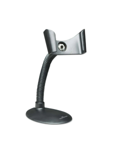 Gooseneck barcode scanner stand - black