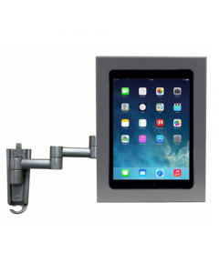 Flexibler Tablet Wandhalterung 345 mm Securo M für 9-11 Zoll Tablets - grau