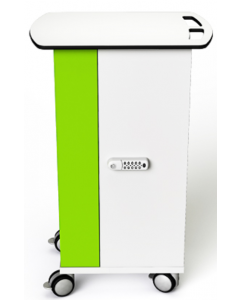 Tablet USB-C Ladewagen Zioxi CHRGTUC-TB-40-C für 40 Tablets bis 10,5 Zoll - Digitales Codeschloss