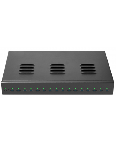 16 port USB-C 1000W oplaadhub - zwart