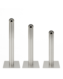 Tubo ajustable en altura - acero inoxidable