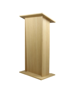 Wooden lectern Rhea - oak colour 