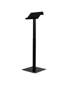 Height adjustable metal/Acrylic lectern Garrix - black